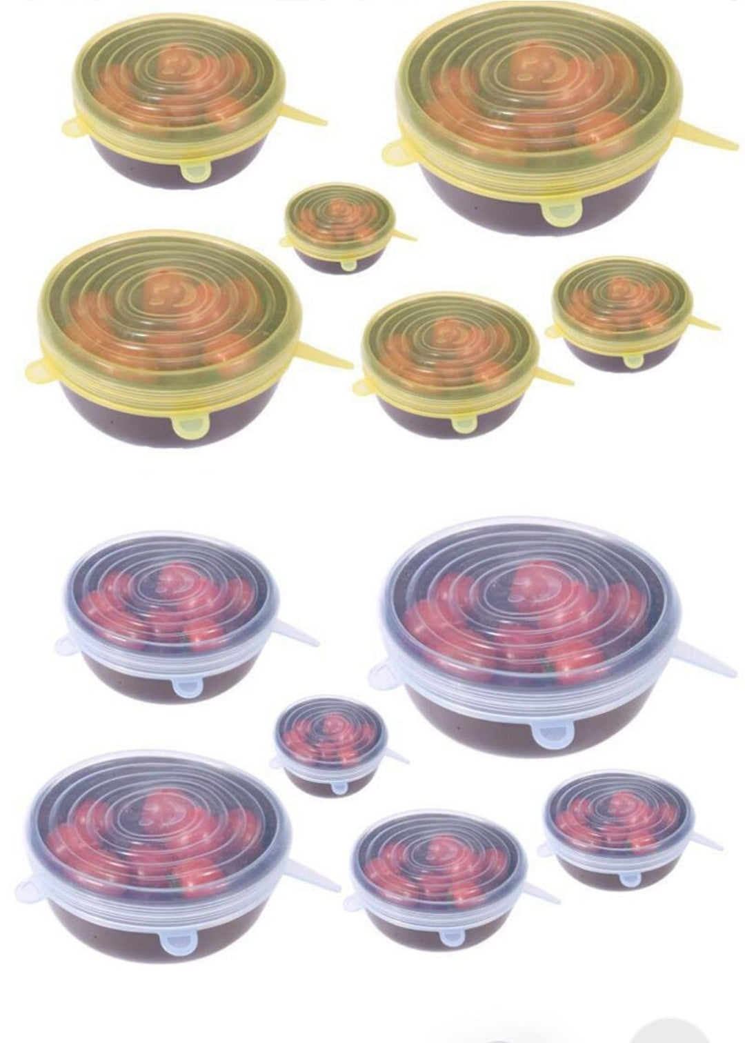 STRETCH & SEAL LIDS (6 PIECES)